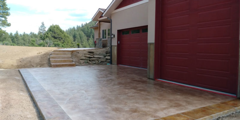 Driveway After Rocky Mountain Resurfacing, Durango Colorado