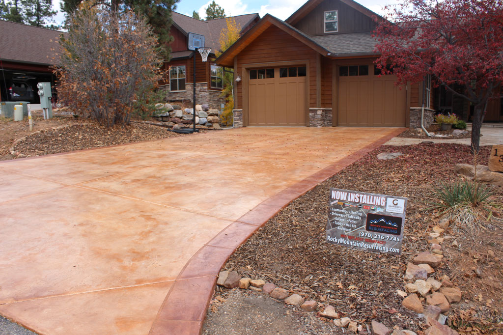 Driveway Rocky Mountain Resurfacing, Durango Colorado